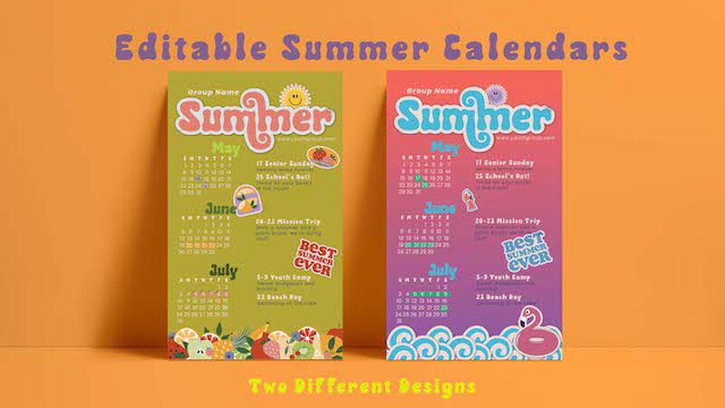 Summer Calendar 2022